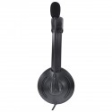 Fone De Ouvido Headset Corp Usb Com Microfone - Preto - Vk390